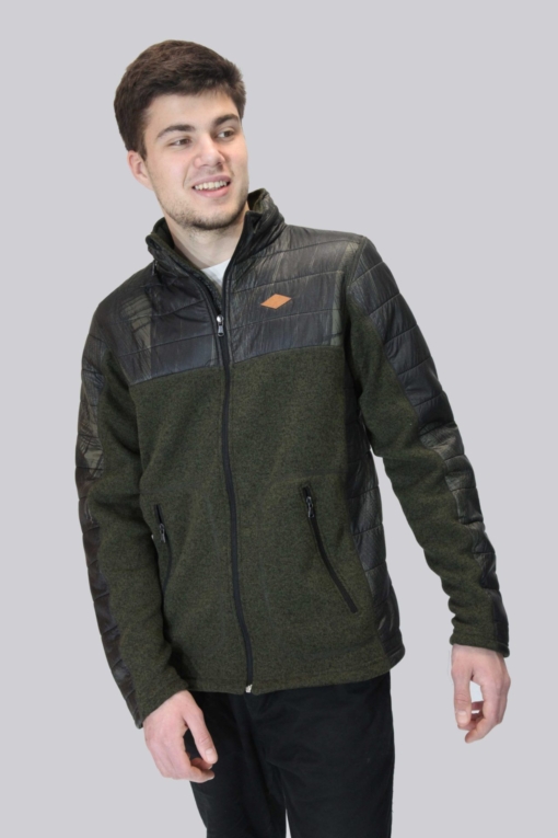 Campera Fleece Finedennier Polar Verde Oscuro