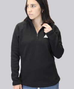 Buzo Sweater Fleece Basic Negro