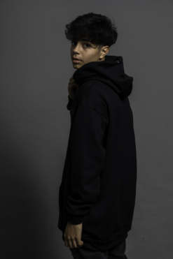 Alternative view of Buzo Hoodie Negro