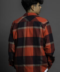 Alternative view of Camisa Leñadora Roja