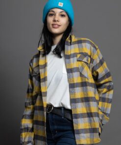 Camisa Leñadora Amarilla