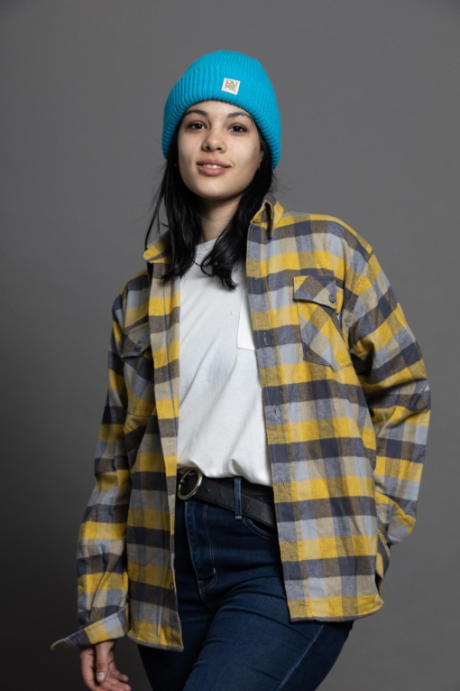 Camisa Leñadora Amarilla
