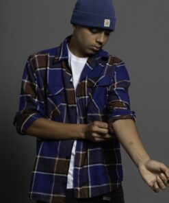 Camisa Leñadora Azul