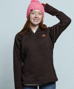 Buzo Sweater Fleece Marrón oscuro