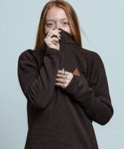 Alternative view of Buzo Sweater Fleece Marrón oscuro