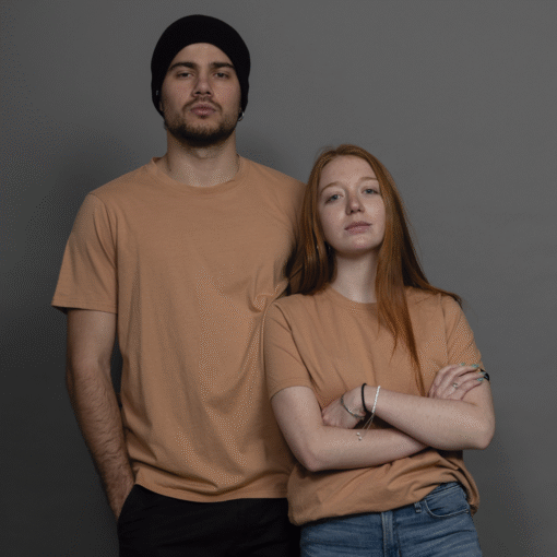 REMERA LISA MARRÓN CLARO