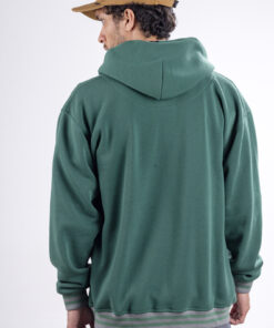 Alternative view of Campera City Jersey con Capucha Verde