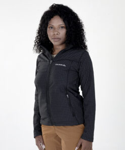 Alternative view of Campera Grid Fleece Basic Negra