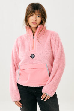 Buzo Oliva Rosa Fuerte