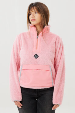 Alternative view of Buzo Oliva Rosa Fuerte