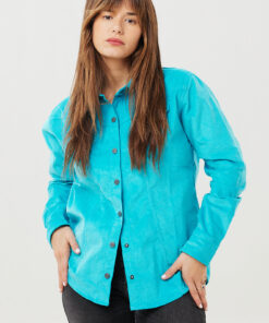 Camisa Corderoy Lady Light Blue