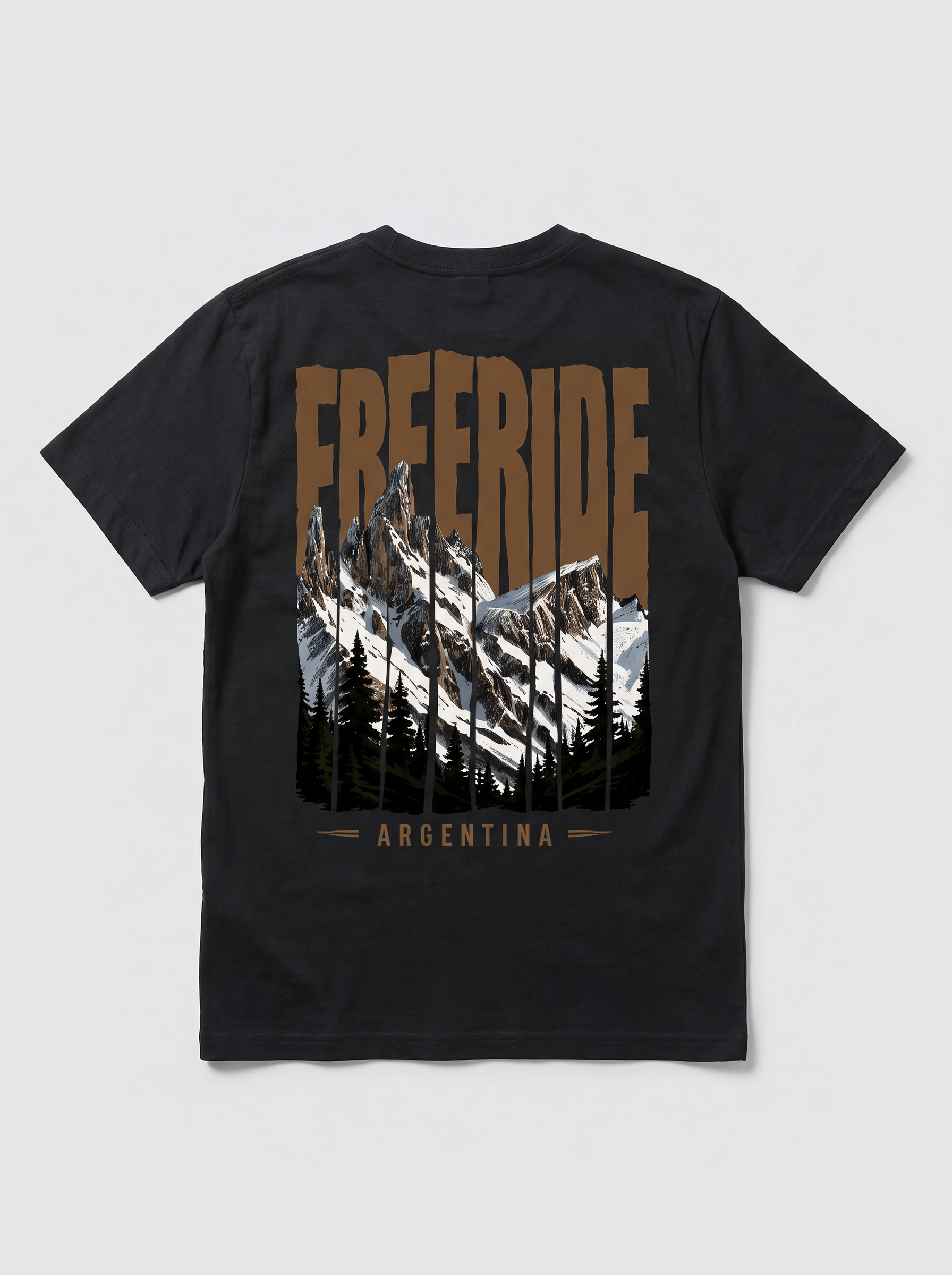 Remera Duke x FA Negra Marrón - Imagen 2